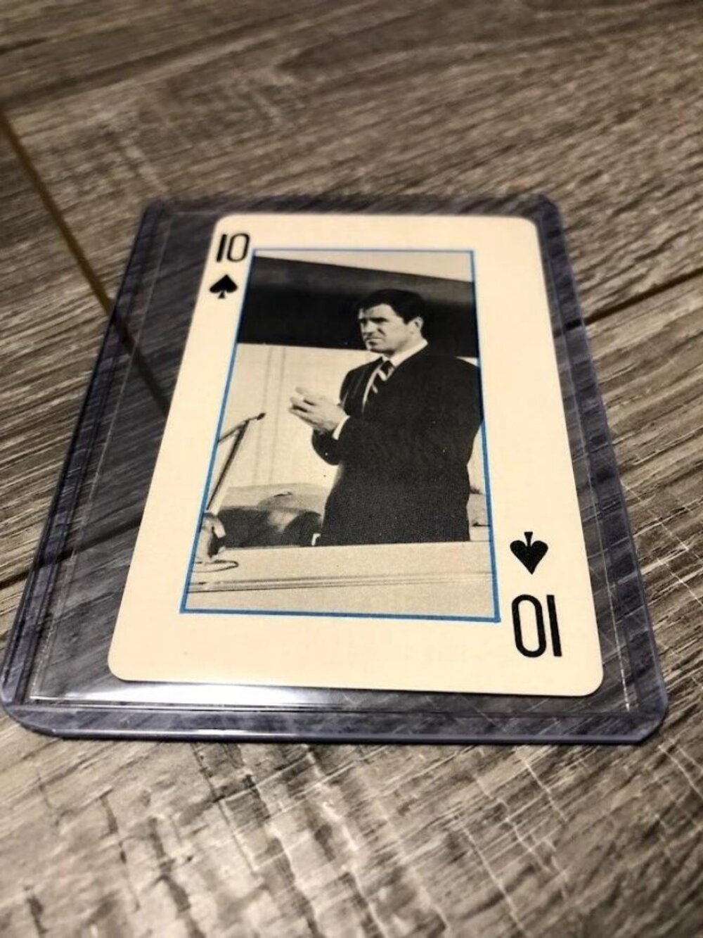1966 Green Hornet Playing Cards Bruce Lee - 10 of Spades